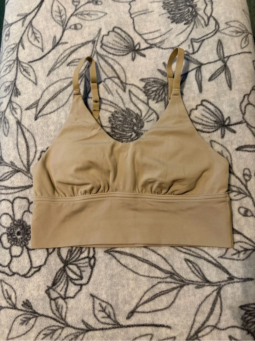 Women’s Seamless Strappy Bralette - Red, Tan, Teal